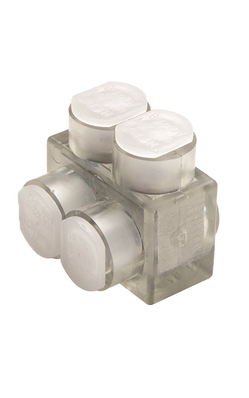 Insulated Tap, 14 - 4 Awg, 2 Port, Single-Sided Entry