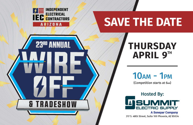 wire off save the date cover